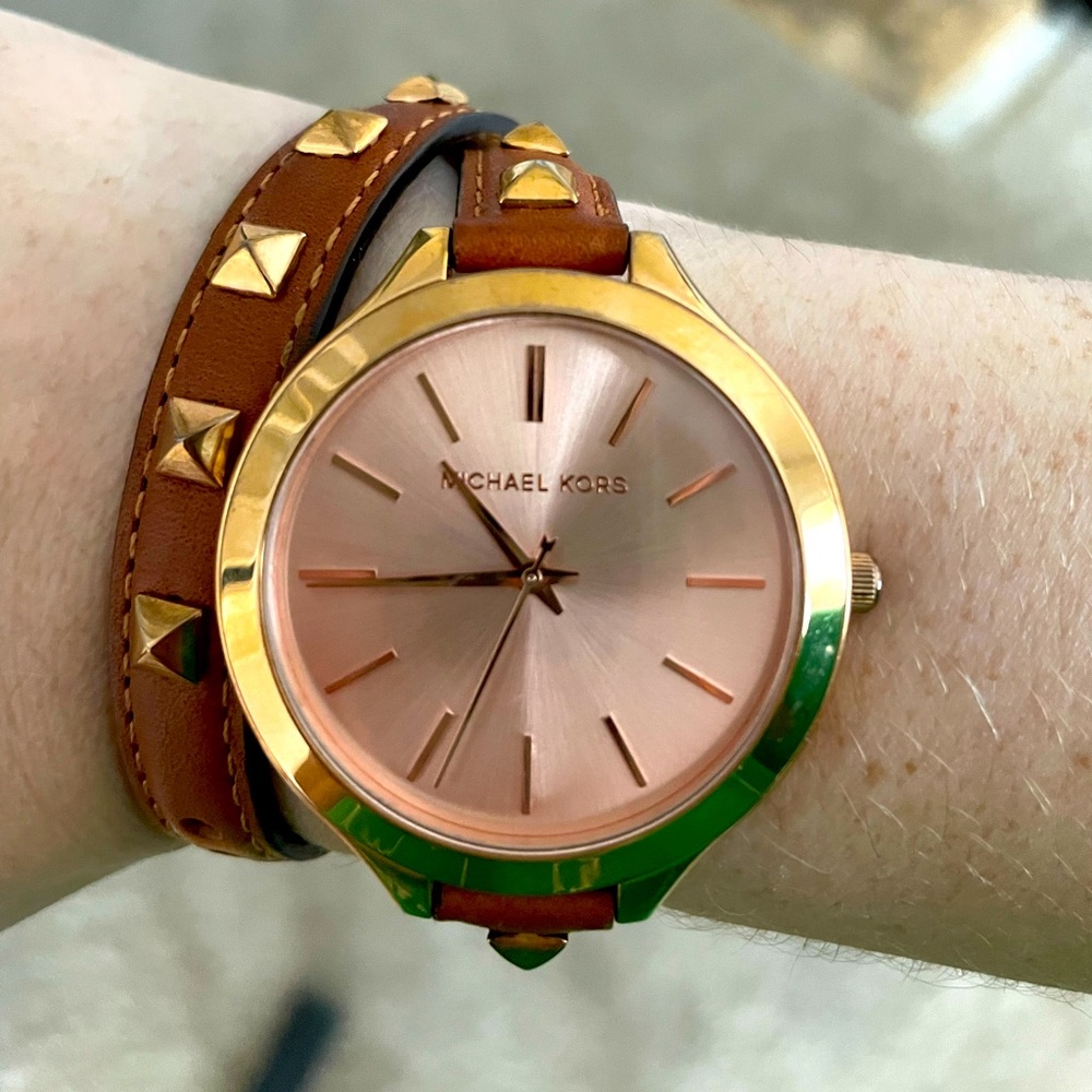Studded Wrap Michael Kors Watch